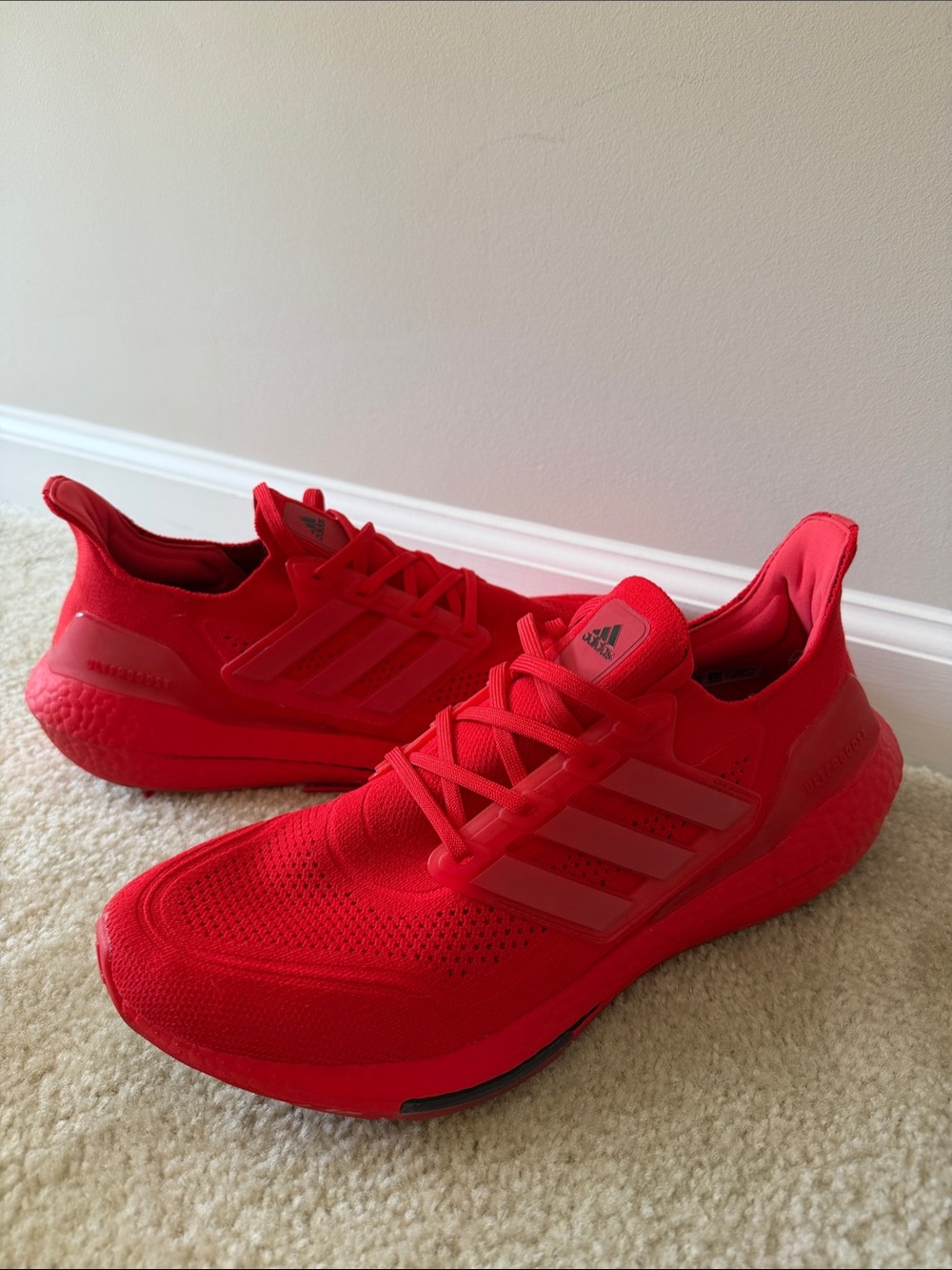 adidas Men's Red Performance Running Sneakers